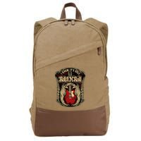 I Know ItS Only Rock And Roll Cotton Canvas Backpack