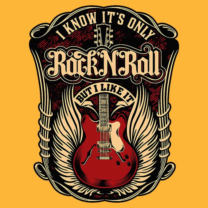 I Know ItS Only Rock And Roll Sustainable Knit Beanie