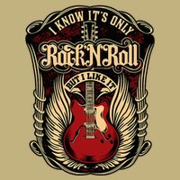 I Know ItS Only Rock And Roll Performance Shirt