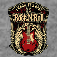 I Know ItS Only Rock And Roll Toddler Sweatshirt