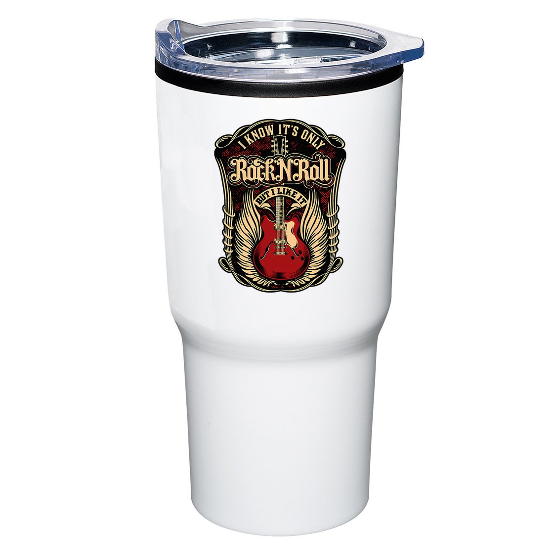 I Know ItS Only Rock And Roll Tumbler