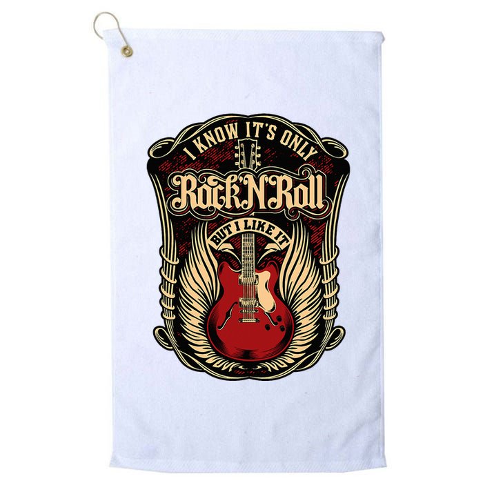 I Know ItS Only Rock And Roll Golf Towel