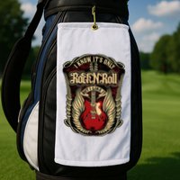 I Know ItS Only Rock And Roll Golf Towel