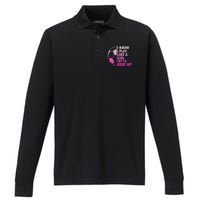 I Know I Play Like A Girl Soccer Performance Long Sleeve Polo