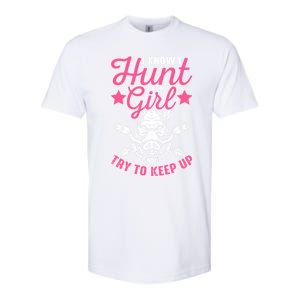 I Know I Hunt Like A Try To Keep Up Wild Hog Hunter Gift Softstyle CVC T-Shirt