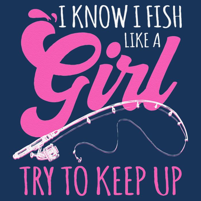 I Know I Fish Like A Girl Fisherwoman Fishing Gift Toddler T-Shirt