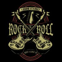 I Know ItS Only Rock And Roll But I Like It Rock Music Flat Bill Trucker Hat