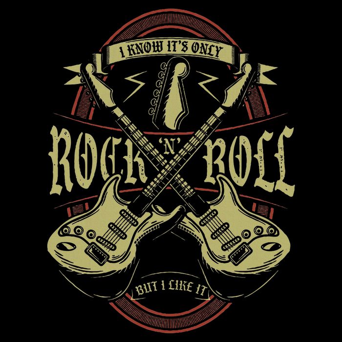 I Know ItS Only Rock And Roll But I Like It Rock Music Flat Bill Trucker Hat