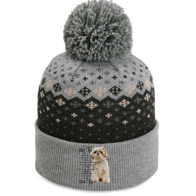 I Know Im Just A Shih Tzu Puppy Face Shitzu Gifts For Women The Baniff Cuffed Pom Beanie