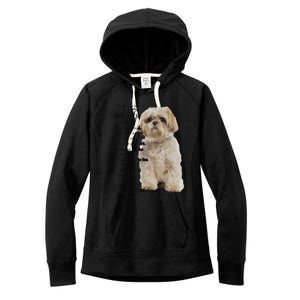 I Know Im Just A Shih Tzu Puppy Face Shitzu Gifts For Women Women's Fleece Hoodie