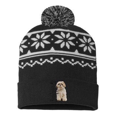 I Know Im Just A Shih Tzu Puppy Face Shitzu Gifts For Women USA-Made Snowflake Beanie