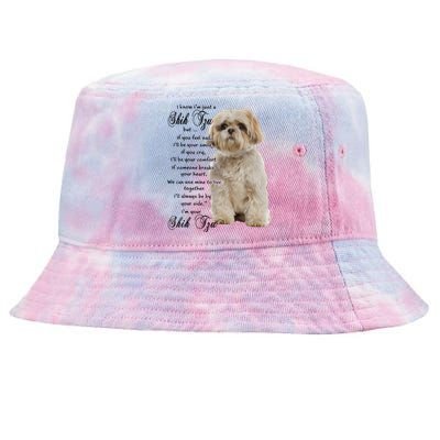 I Know Im Just A Shih Tzu Puppy Face Shitzu Gifts For Women Tie-Dyed Bucket Hat