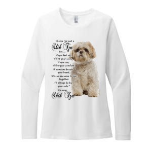 I Know Im Just A Shih Tzu Puppy Face Shitzu Gifts For Women Womens CVC Long Sleeve Shirt