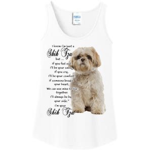 I Know Im Just A Shih Tzu Puppy Face Shitzu Gifts For Women Ladies Essential Tank