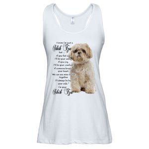 I Know Im Just A Shih Tzu Puppy Face Shitzu Gifts For Women Ladies Essential Flowy Tank