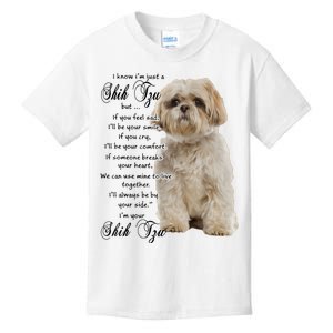 I Know Im Just A Shih Tzu Puppy Face Shitzu Gifts For Women Kids T-Shirt