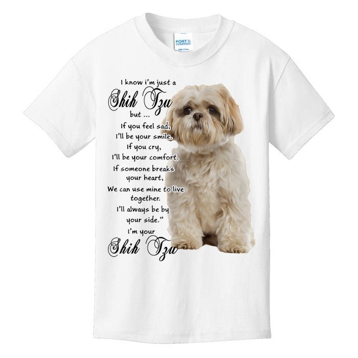 I Know Im Just A Shih Tzu Puppy Face Shitzu Gifts For Women Kids T-Shirt