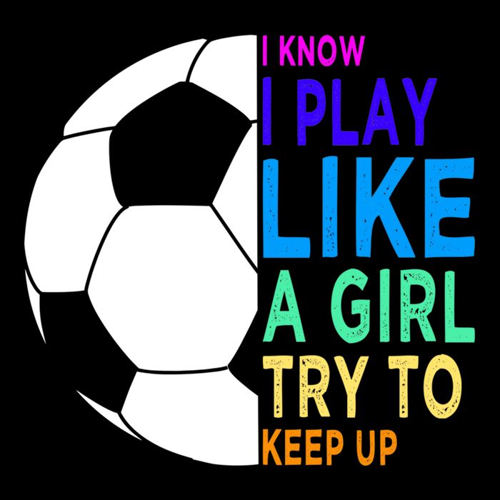 I Know I Play Like A Girl Cute Football Gift Cooling Performance Crew T-Shirt