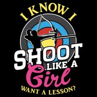 I Know I Shoot Like A Hunter Arrow Bow Hunting Archery Great Gift Backpack