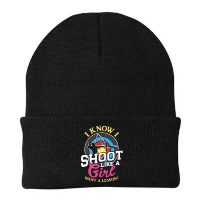 I Know I Shoot Like A Hunter Arrow Bow Hunting Archery Great Gift Beanie