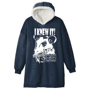 I Knew It Hooded Wearable Blanket