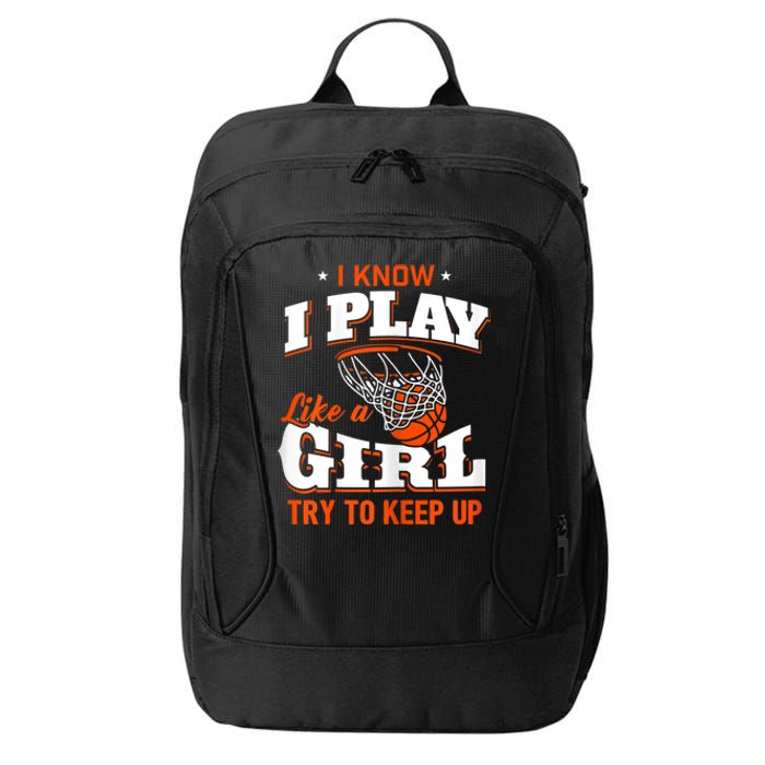 I Know I Play Like Basketball City Backpack