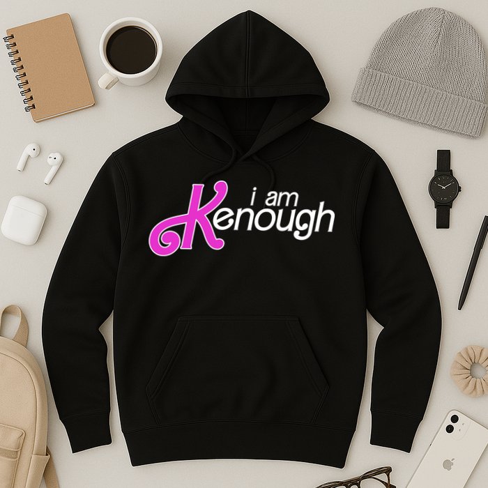 Im Ken I Am Kenough Funny Enough Movie Meme Hoodie