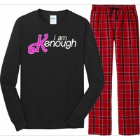 Im Ken I Am Kenough Funny Enough Movie Meme Long Sleeve Pajama Set