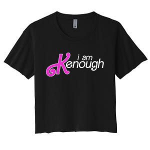 Im Ken I Am Kenough Funny Enough Movie Meme Women's Crop Top Tee