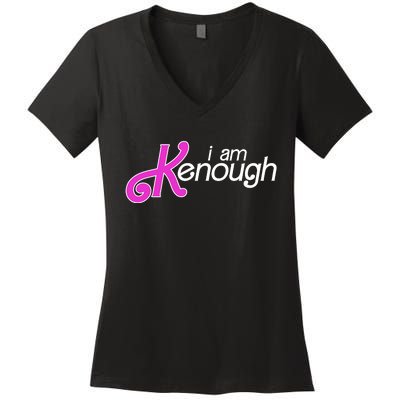 Im Ken I Am Kenough Funny Enough Movie Meme Women's V-Neck T-Shirt