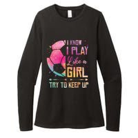 I know I Play Like A Girl Soccer Womens CVC Long Sleeve Shirt