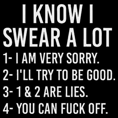 I Know I Swear A Lot T-Shirt