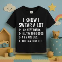 I Know I Swear A Lot Toddler T-Shirt