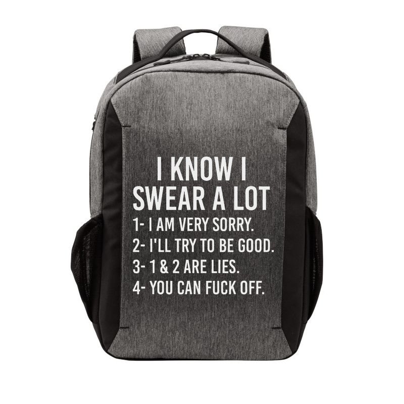I Know I Swear A Lot Vector Backpack