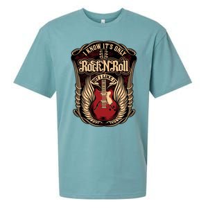 I Know ItS Only Rock And Roll Gift Sueded Cloud Jersey T-Shirt