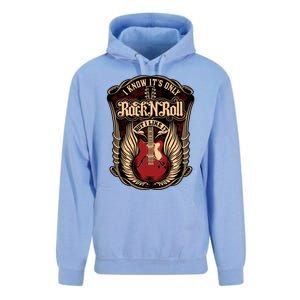 I Know ItS Only Rock And Roll Gift Unisex Surf Hoodie