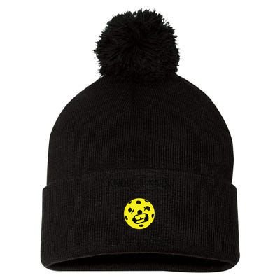 I Know I Know Let It Bounce Funny Pickleball Saying Pom Pom 12in Knit Beanie