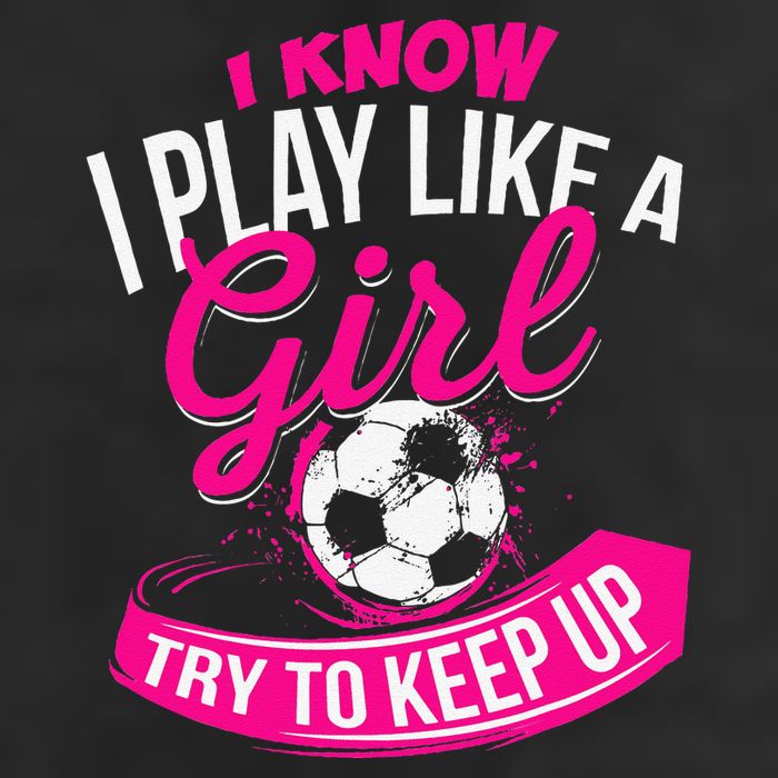 I Know I Play Like A Girl Soccer 11oz C Handle Ceramic Mug