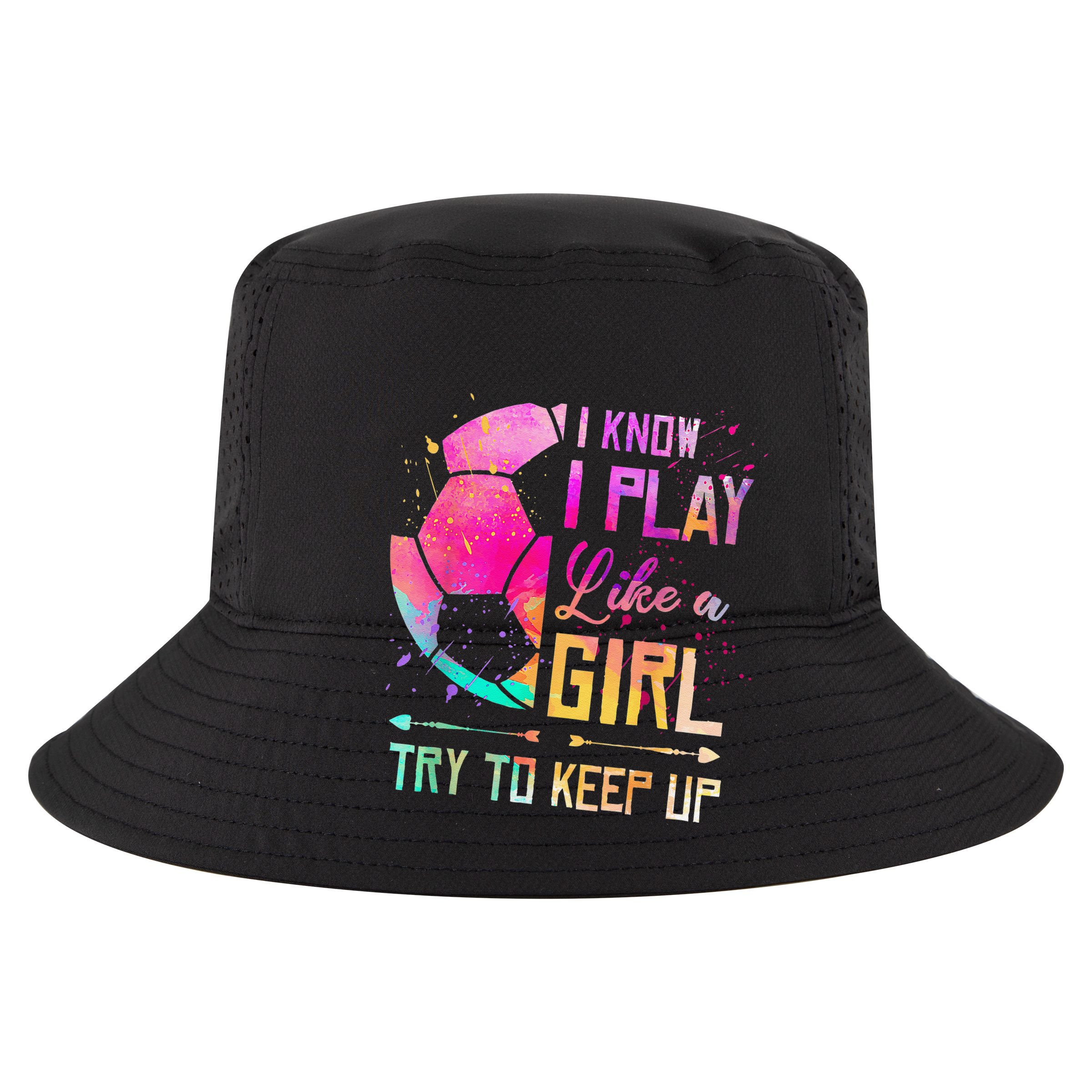 I Know I Play Like A Girl Soccer Cropped Pullover Crew