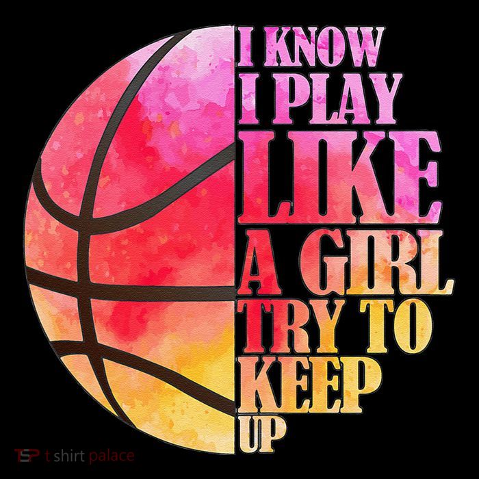 I Know I Play Like A Girl Try To Keep Up Basketball City Backpack