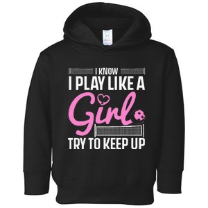 i know i play like a pickleball try to keep up Toddler Hoodie