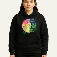 I Know I Play Like A Girl Try To Keep Up Volleyball Tshirt Hoodie