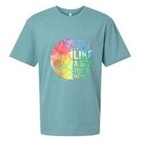 I Know I Play Like A Girl Try To Keep Up Volleyball Tshirt Sueded Cloud Jersey T-Shirt