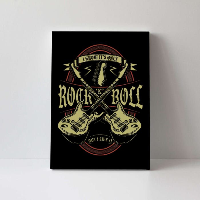 I Know ItS Only Rock And Roll But I Like It Rock Music Canvas