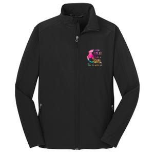 I know I Play Like A Girl Try To Keep Up Funny Soccer Core Soft Shell Jacket