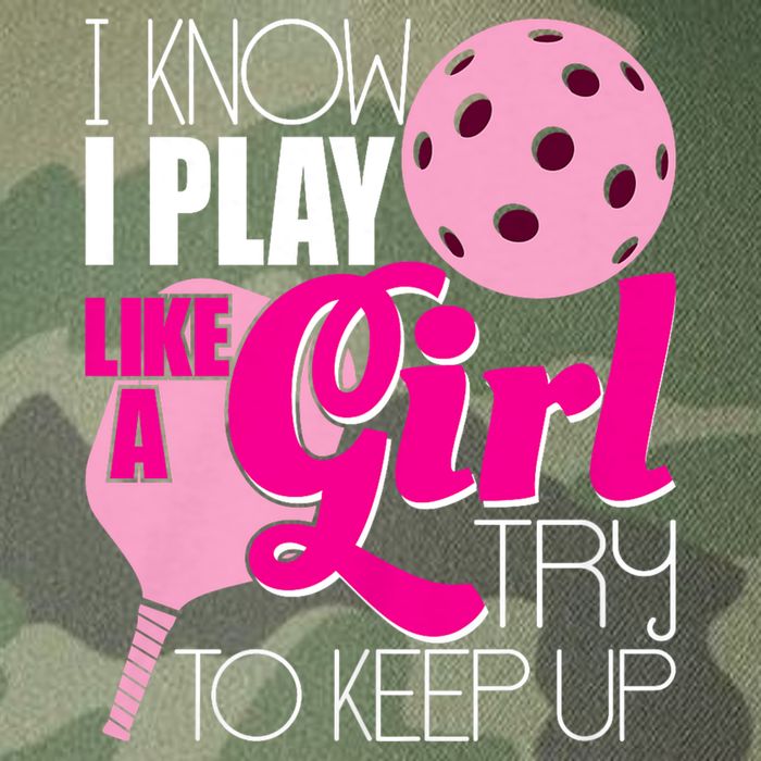 I Know I Play Like A Girl Try To Keep Up Paddleball Player Legacy Tie Dye Trucker Hat