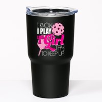 I Know I Play Like A Girl Try To Keep Up Paddleball Player Tumbler