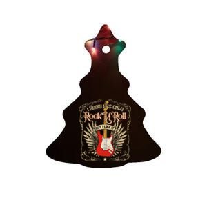 I Know ItS Only RockNRoll But I Like It Rock Music Ceramic Tree Ornament