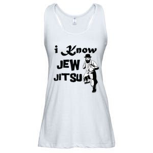 I know Jew Jitsu Rabbi Horah Dance Jiu Jitsu Jewish Man Ladies Essential Flowy Tank