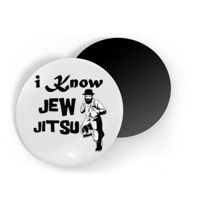 I know Jew Jitsu Rabbi Horah Dance Jiu Jitsu Jewish Man Magnet